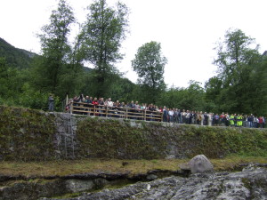 Punto visione turistica chiodo d'oro